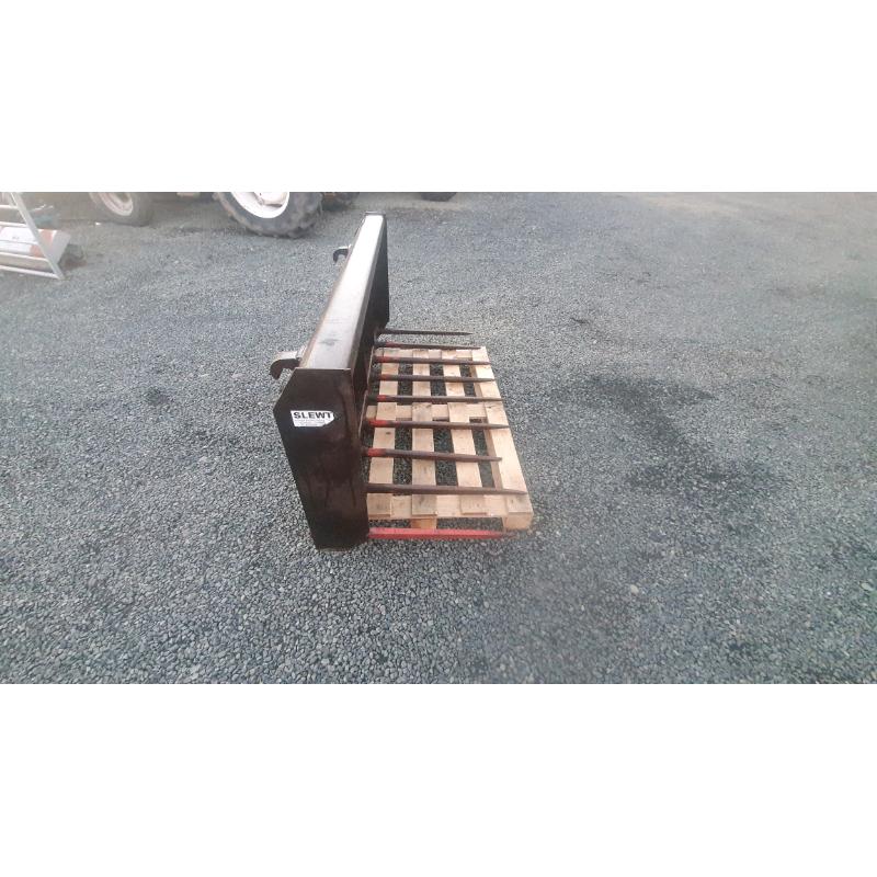 Tractor front loader 5ft dung grape muck fork euro 8 brackets