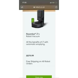Roomba i7+ irobot vacuum new and sealed
