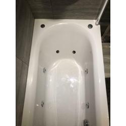 Bronte frisson 10 jet whirlpool 1600x700mm bath