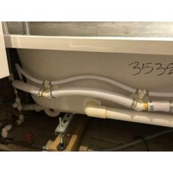 Bronte frisson 10 jet whirlpool 1600x700mm bath