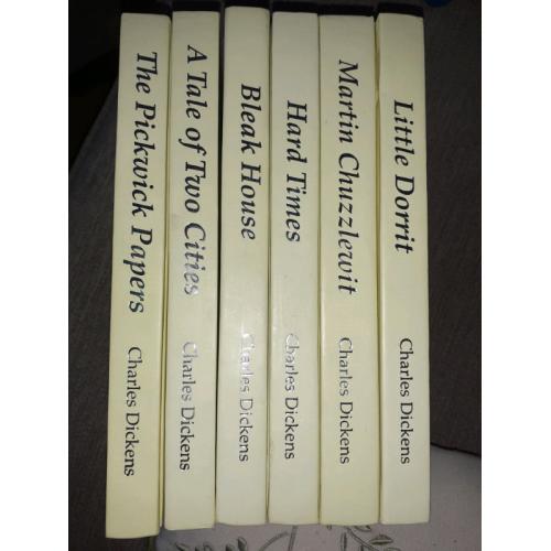 Charles Dickens books X 6