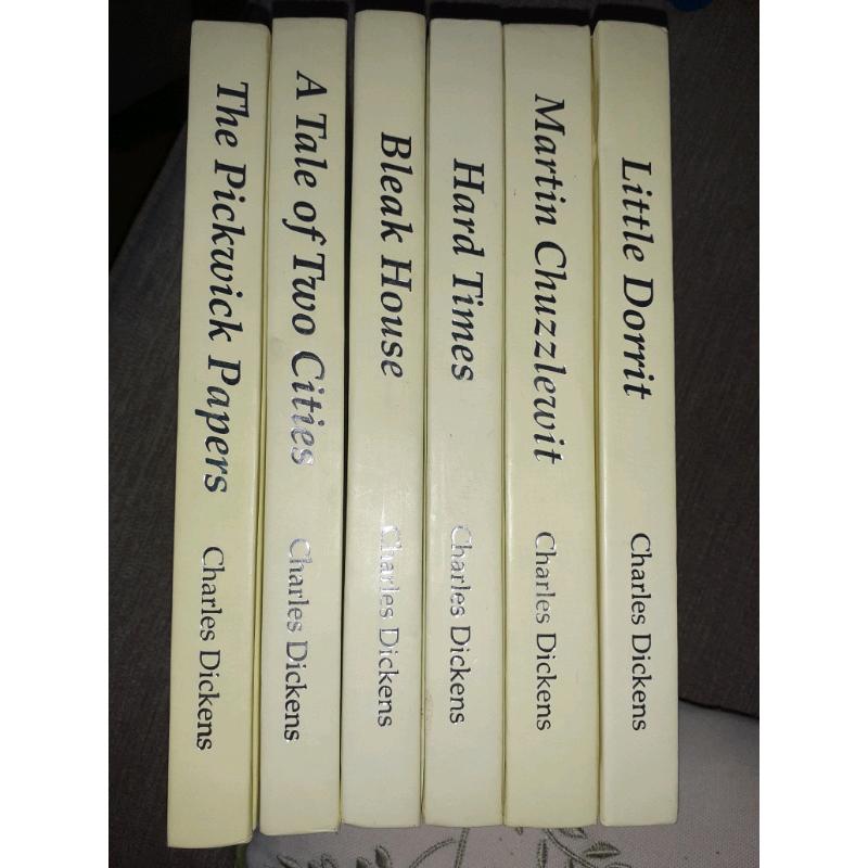 Charles Dickens books X 6