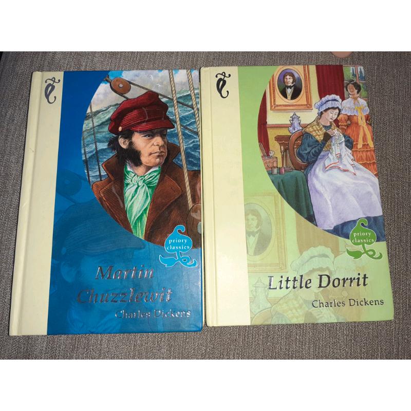 Charles Dickens books X 6