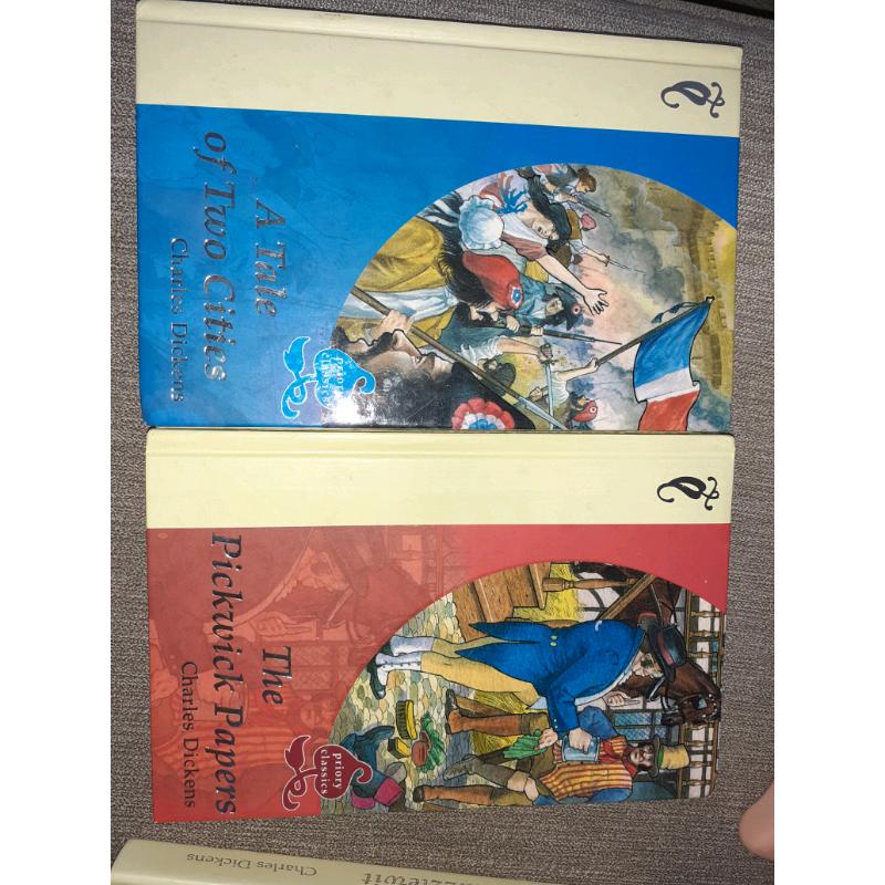 Charles Dickens books X 6
