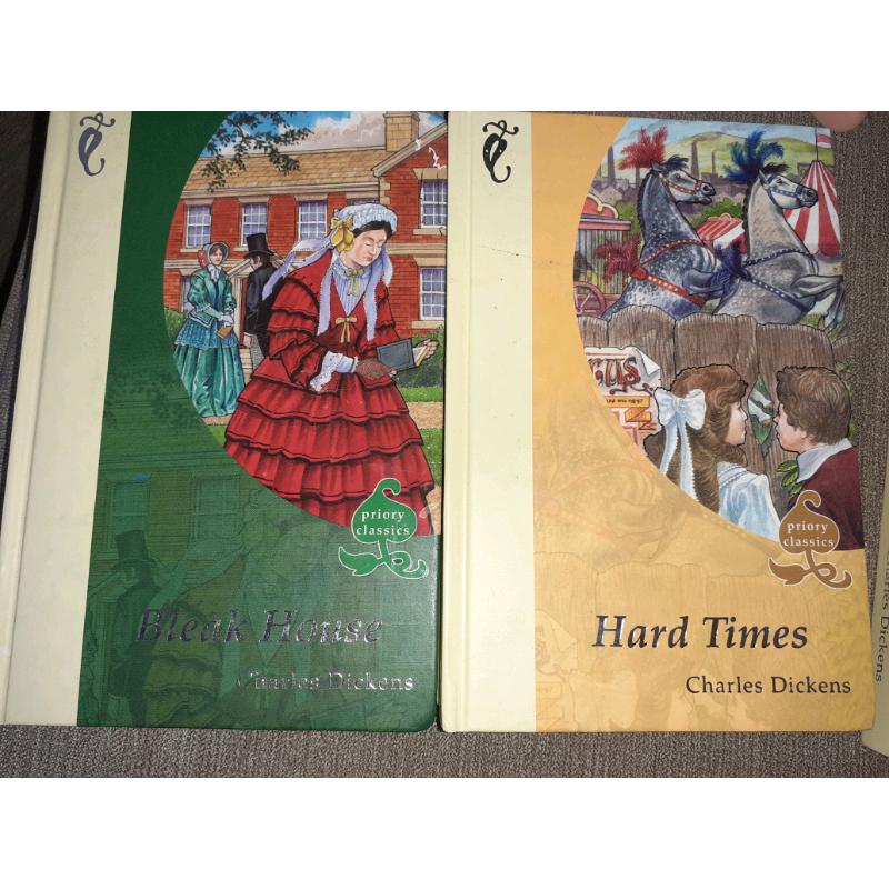Charles Dickens books X 6