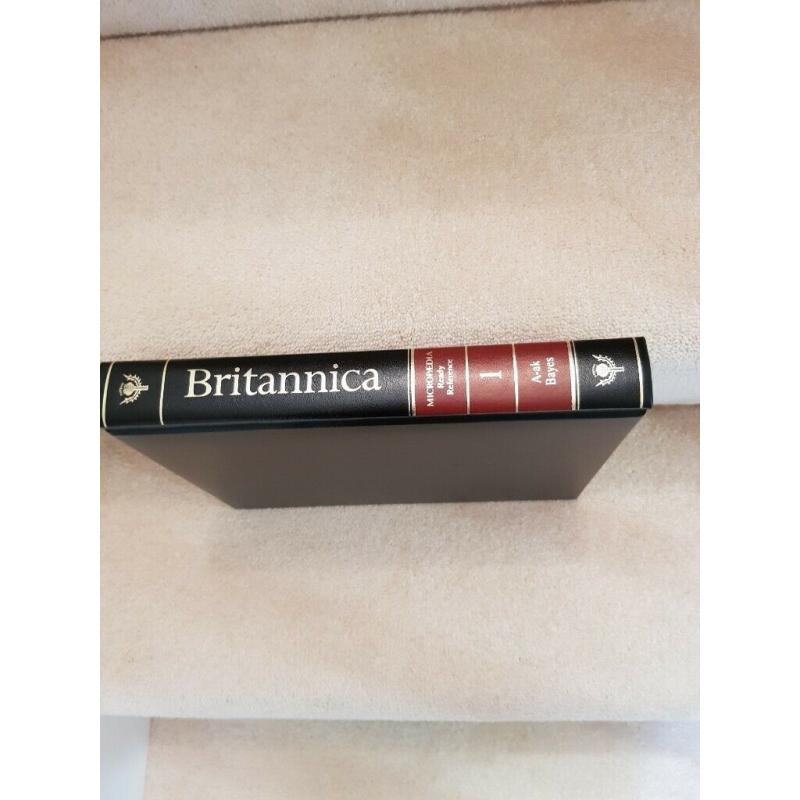 Britannica Encyclopedia Hardback in Leather with Gold Top edging