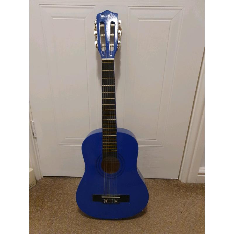 Blue music alley junior guitar