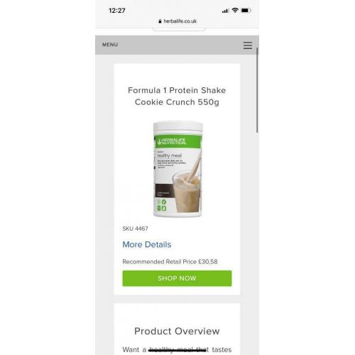 Herbalife protein package BRAND NEW