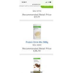 Herbalife protein package BRAND NEW