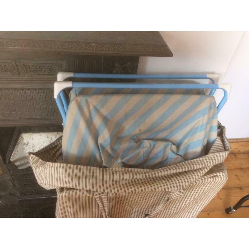 FREE Mothercare foldable babys' cot FREE with cotton carry bag.