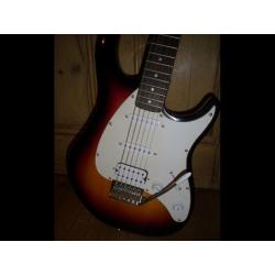 PEAVEY RAPTOR PLUS SUNBURST ELECTRIC GUITAR, GOOD CONDITION