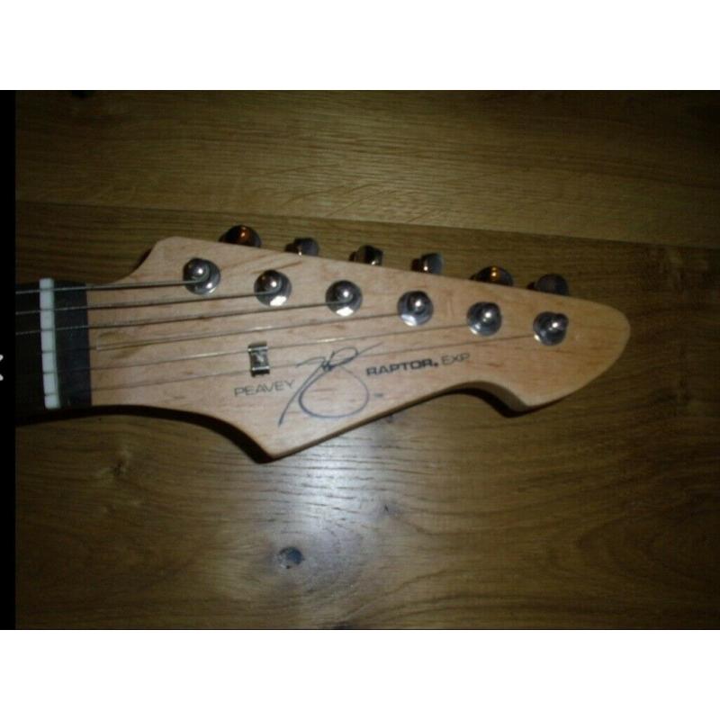 PEAVEY RAPTOR PLUS SUNBURST ELECTRIC GUITAR, GOOD CONDITION