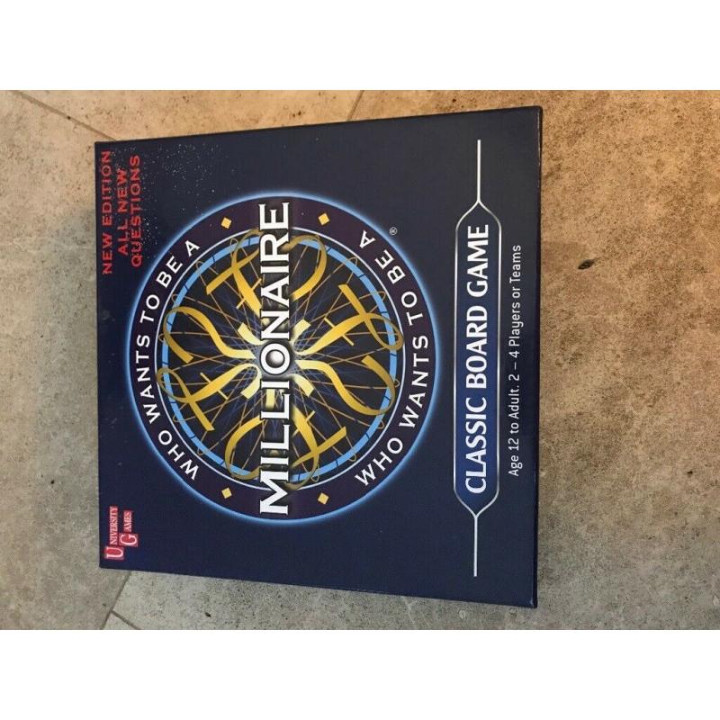 Who Wants To Be A Millionaire Classic Board Game