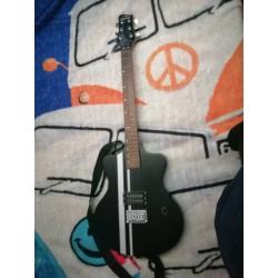 Electric guitar and amp
