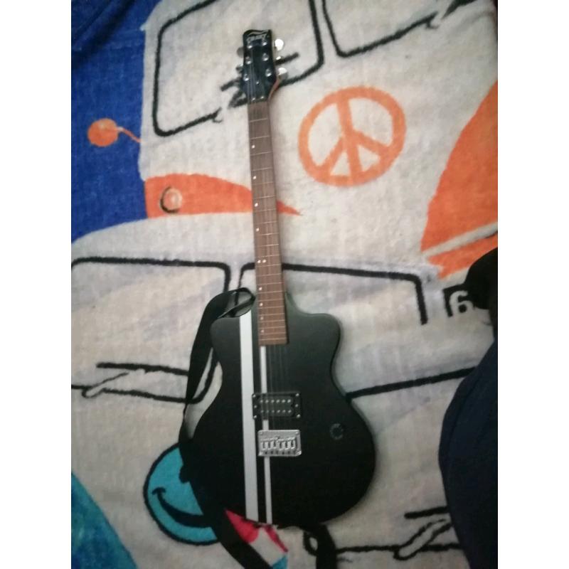 Electric guitar and amp