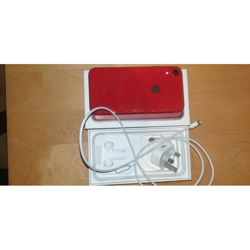Iphone XR red edition - perfect condition- unlocked