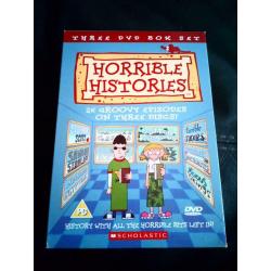 Children?s educational DVD box set - Horrible Histories