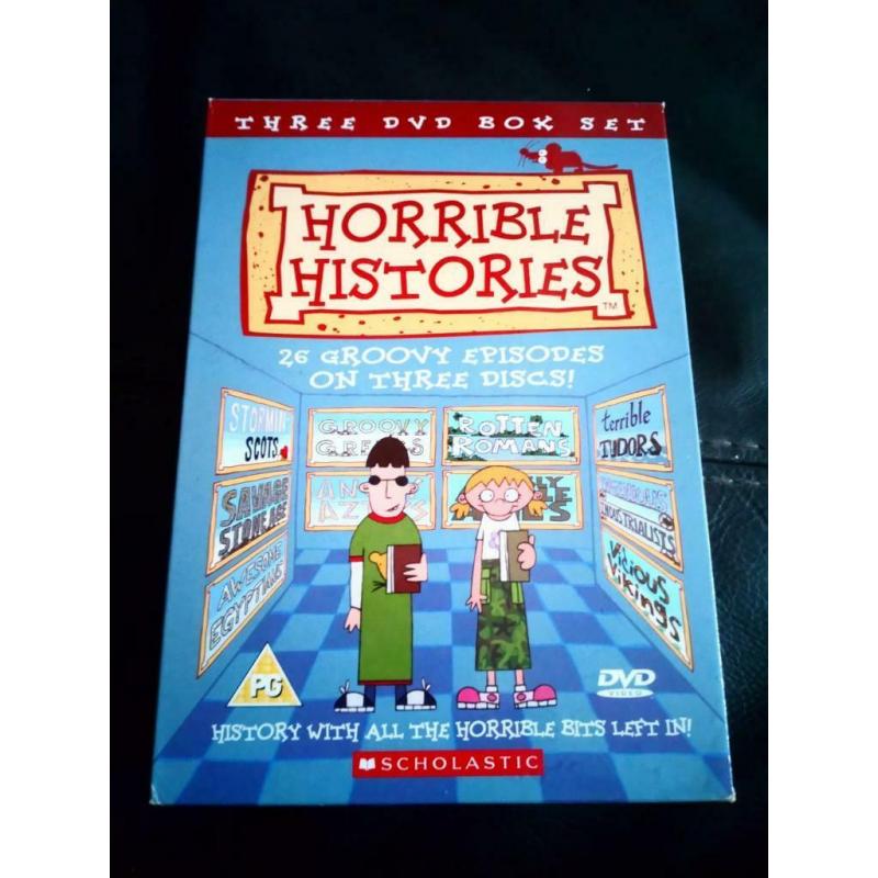 Children?s educational DVD box set - Horrible Histories