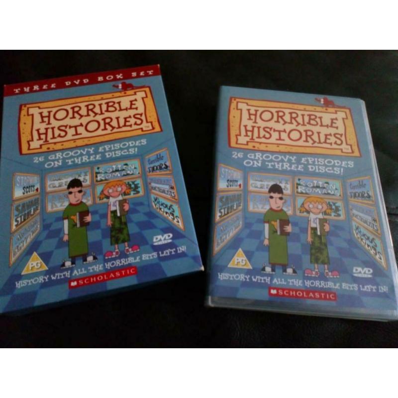 Children?s educational DVD box set - Horrible Histories