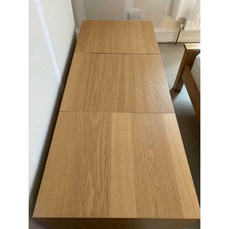 IKEA MALM desk / dresser with stool