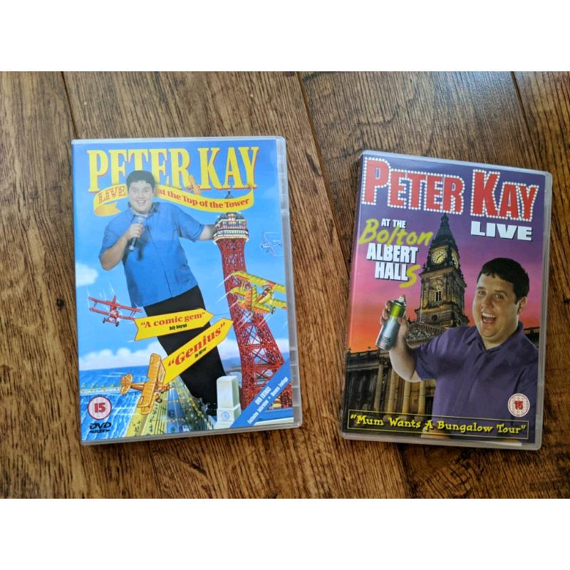 DVDs - series 1, 2 The Office and two live with Peter Kay