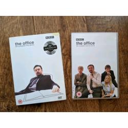 DVDs - series 1, 2 The Office and two live with Peter Kay