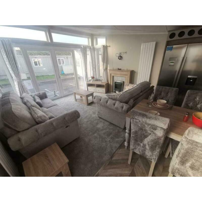 2020 6 berth static caravan for sale at Trecco bay in Porthcawl near the beach
