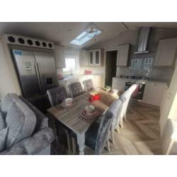 2020 6 berth static caravan for sale at Trecco bay in Porthcawl near the beach