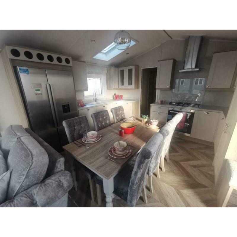 2020 6 berth static caravan for sale at Trecco bay in Porthcawl near the beach