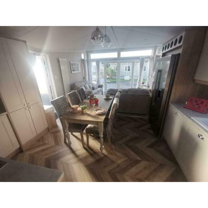 2020 6 berth static caravan for sale at Trecco bay in Porthcawl near the beach