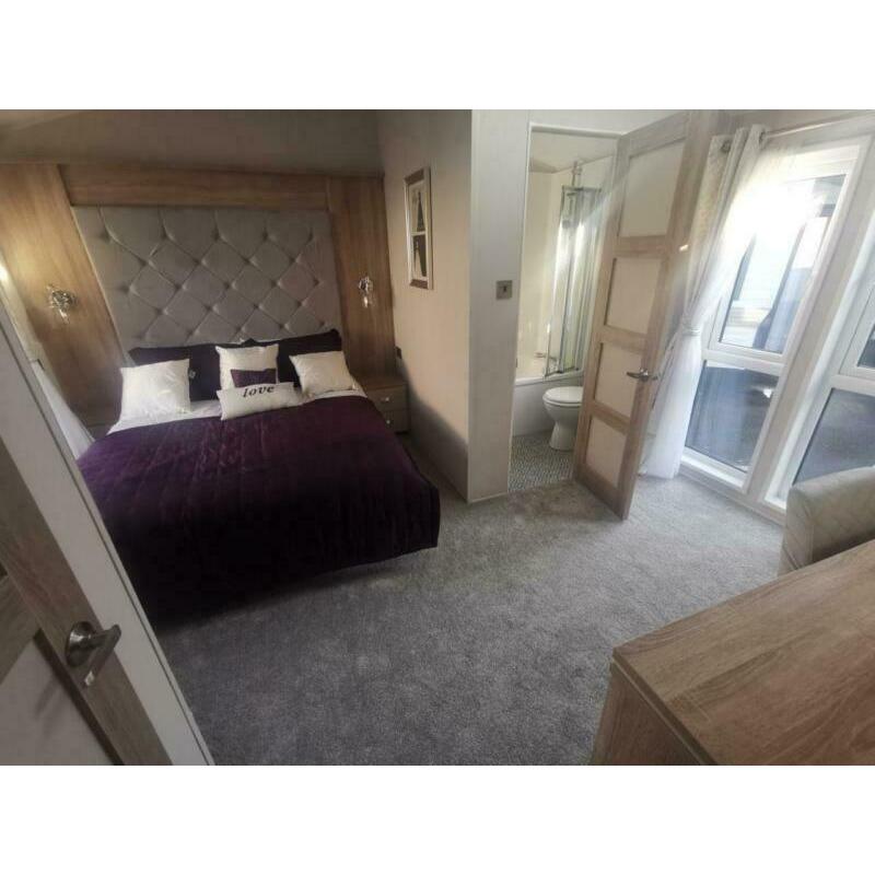 2020 6 berth static caravan for sale at Trecco bay in Porthcawl near the beach