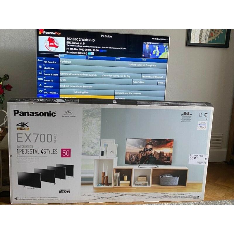 PANASONIC TX-50EX700B 50" Smart 4K Ultra HD HDR LED TV Immaculate Boxed