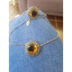Pilgrim ring and necklace as new.