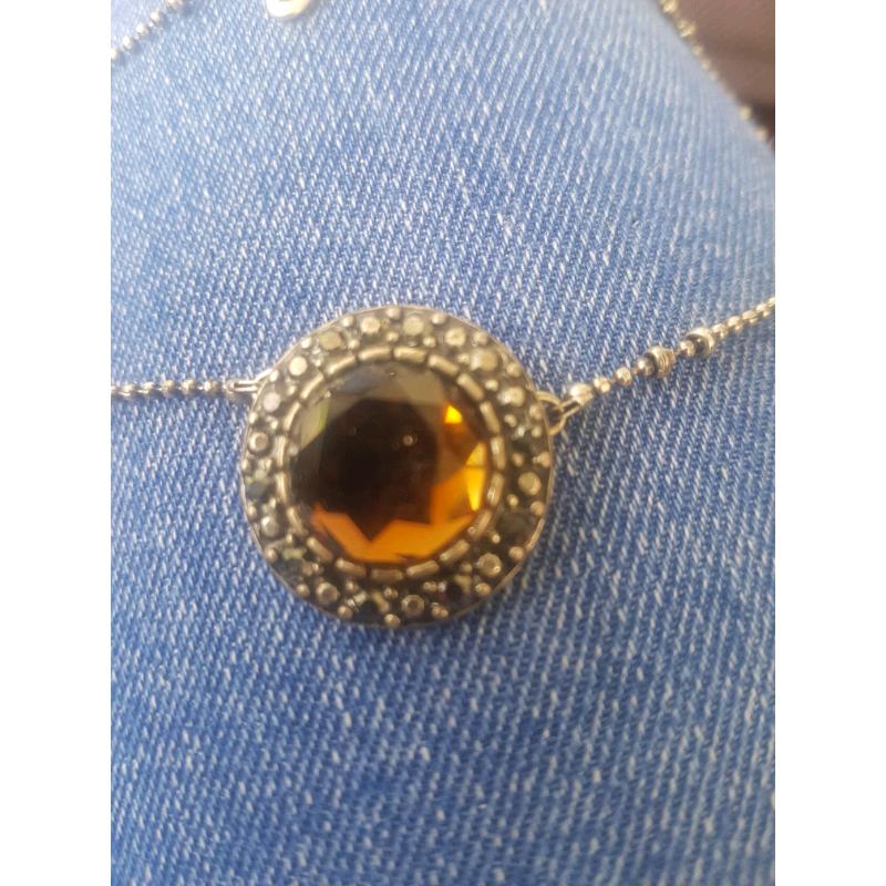 Pilgrim ring and necklace as new.