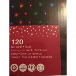 Christmas net lights, beautiful soft colours