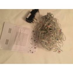 Christmas net lights, beautiful soft colours