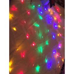 Christmas net lights, beautiful soft colours