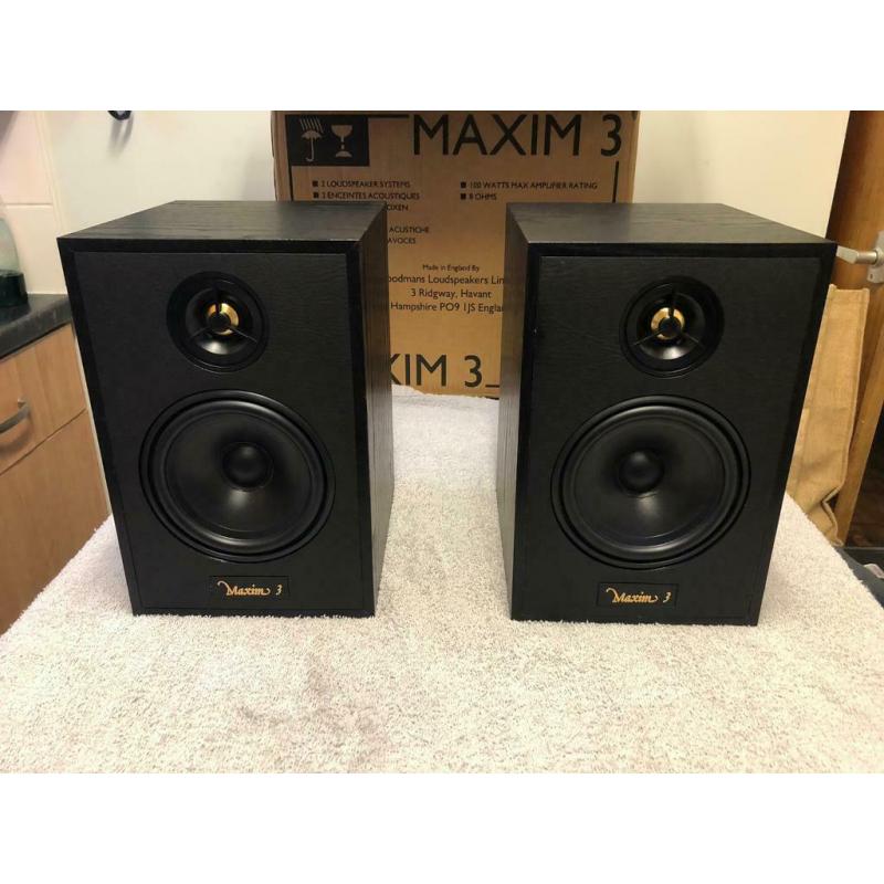 Goodmans maxim 3 loudspeakers