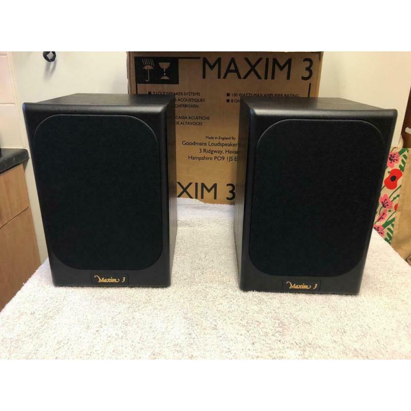 Goodmans maxim 3 loudspeakers