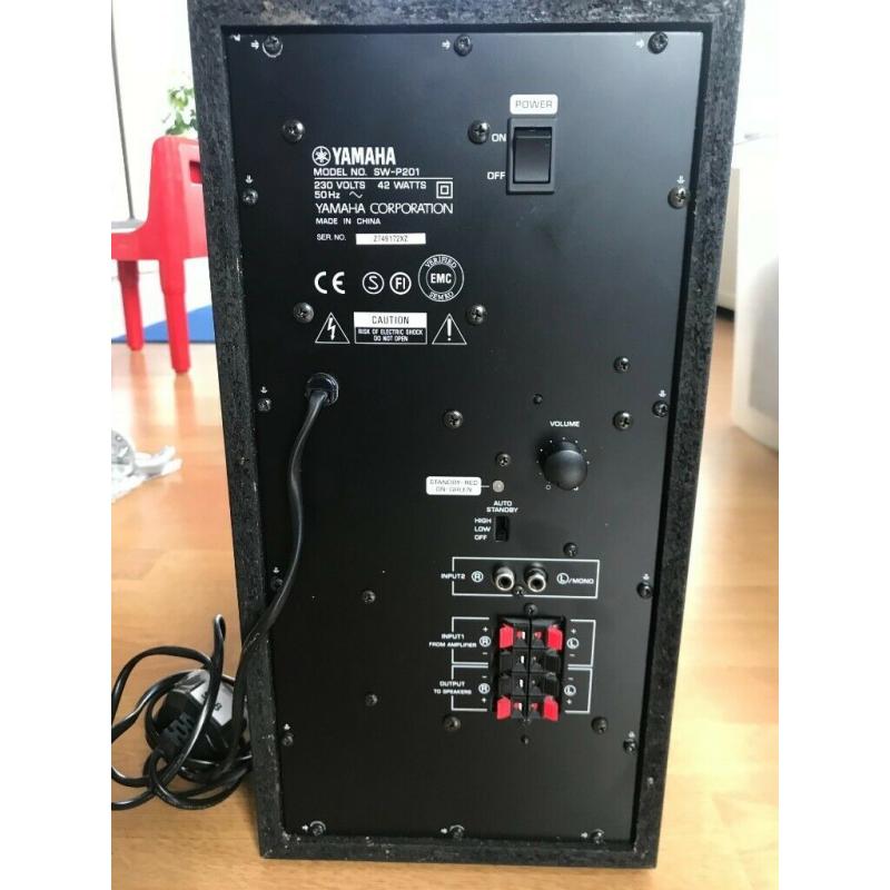 Yamaha SW-P201 active subwoofer