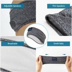 Brand New Sleep Headband V5.0 Sports Headband Headphones with Ultra-Thin HD Stereo Speakers