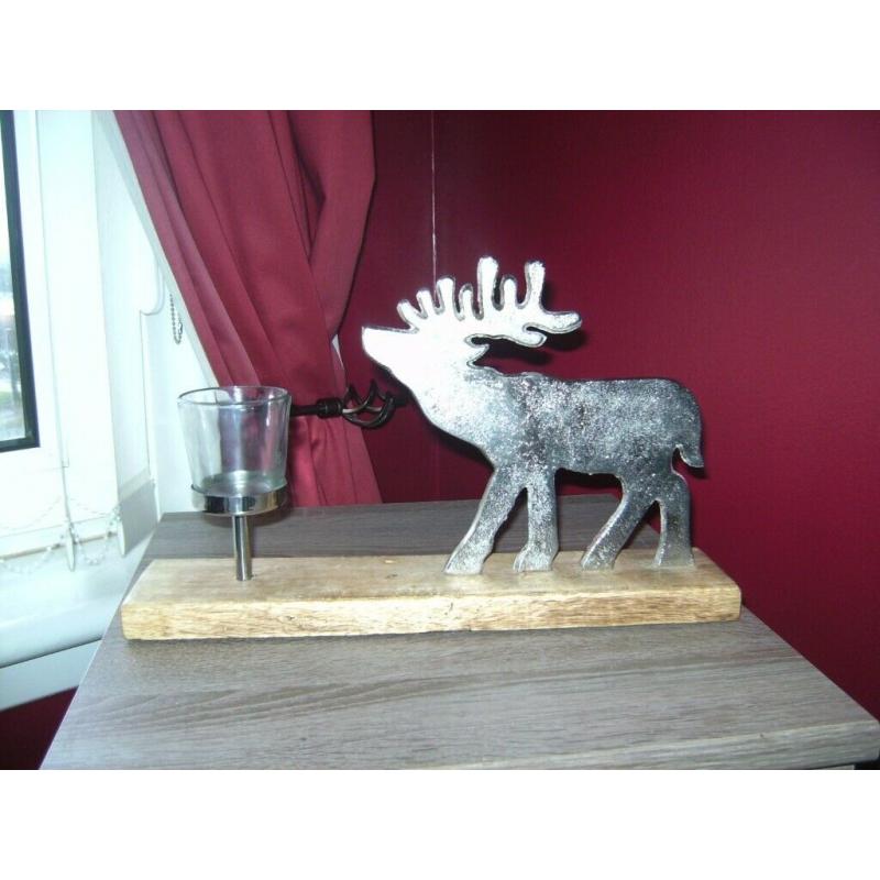 Reindeer Christmas Candle Holder