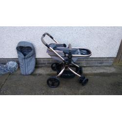 Pram Mothercare orb cot stroller