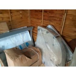 Corner Shower Unit & Toilet & Basin
