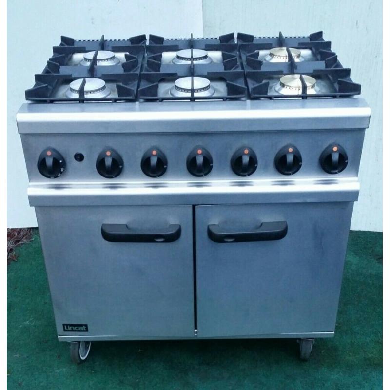 Lincat Opus OG7002/N Natural Gas Oven 6 Burner Range