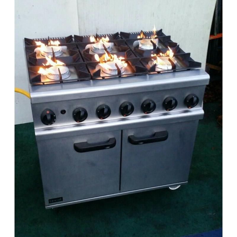 Lincat Opus OG7002/N Natural Gas Oven 6 Burner Range