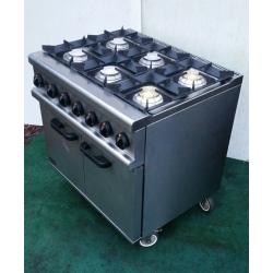 Lincat Opus OG7002/N Natural Gas Oven 6 Burner Range