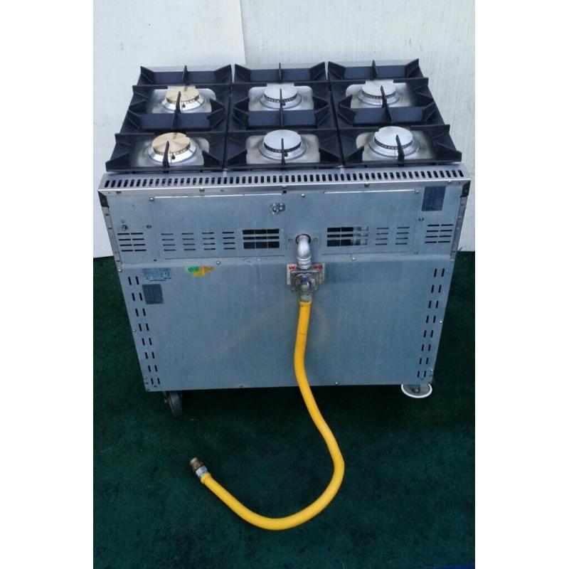 Lincat Opus OG7002/N Natural Gas Oven 6 Burner Range