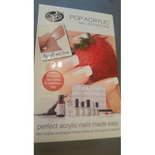 Acrylic Nail Extension Kit. New, Boxed.