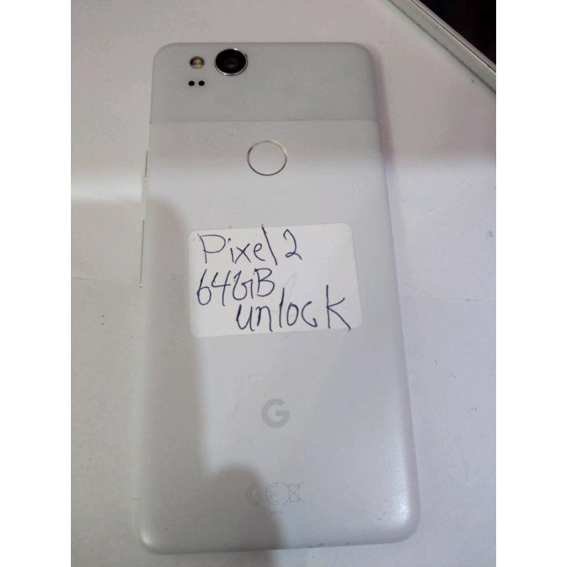 Google pixel 2 64gb white unlocked